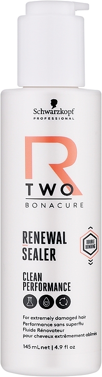 Regenerierendes und stärkendes Leave-in-Fluid für geschädigtes Haar - Schwarzkopf Professional Bonacure R-TWO Renewal Sealer — Bild N1