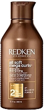Shampoo für sehr trockenes und krauses Haar - Redken All Soft Mega Curl Shampoo — Bild N1