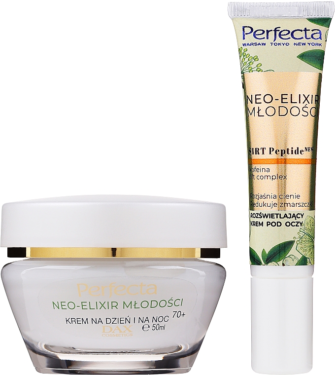 Gesichtspflegeset - Perfecta Neo-Elixir 70+ (Gesichtscreme 50ml + Augencreme 15ml) — Bild N2