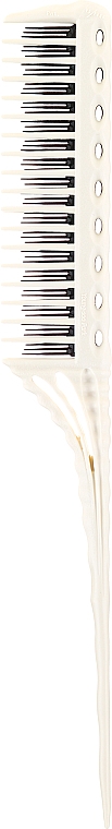 Toupierkamm 218 mm weiß - Y.S.Park Professional 150 Tail Combs White — Bild N1