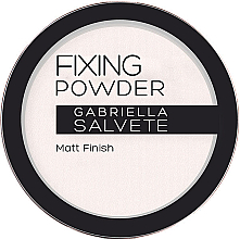 Düfte, Parfümerie und Kosmetik Transparender mattierender Fixierpuder - Gabriella Salvete Fixing Transparent Powder