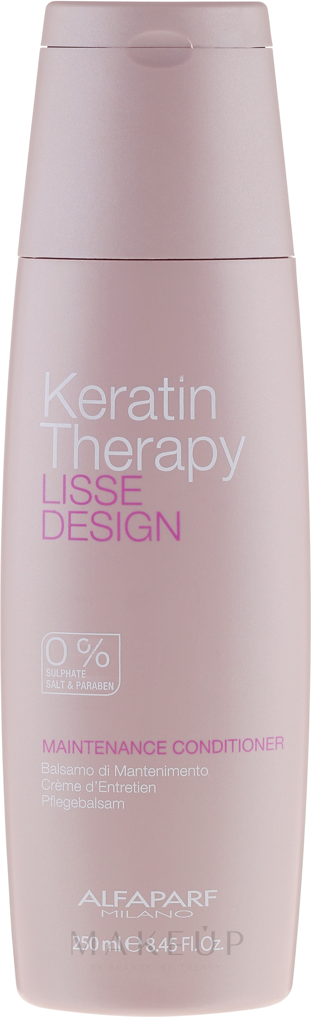 Haarspülung mit Keratin - Alfaparf Lisse Design Keratin Therapy Maintenance Conditioner — Bild 250 ml