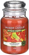 Duftkerze im Glas - Yankee Candle Autumn Leaves Limited Edition — Bild N1