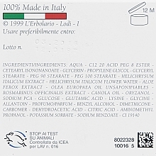 Feuchtigkeitsspendende Gesichtscreme mit Strohblumen und Aloe - L'erbolario Crema Viso Idratante all'Elicriso e all' Aloe — Bild N3