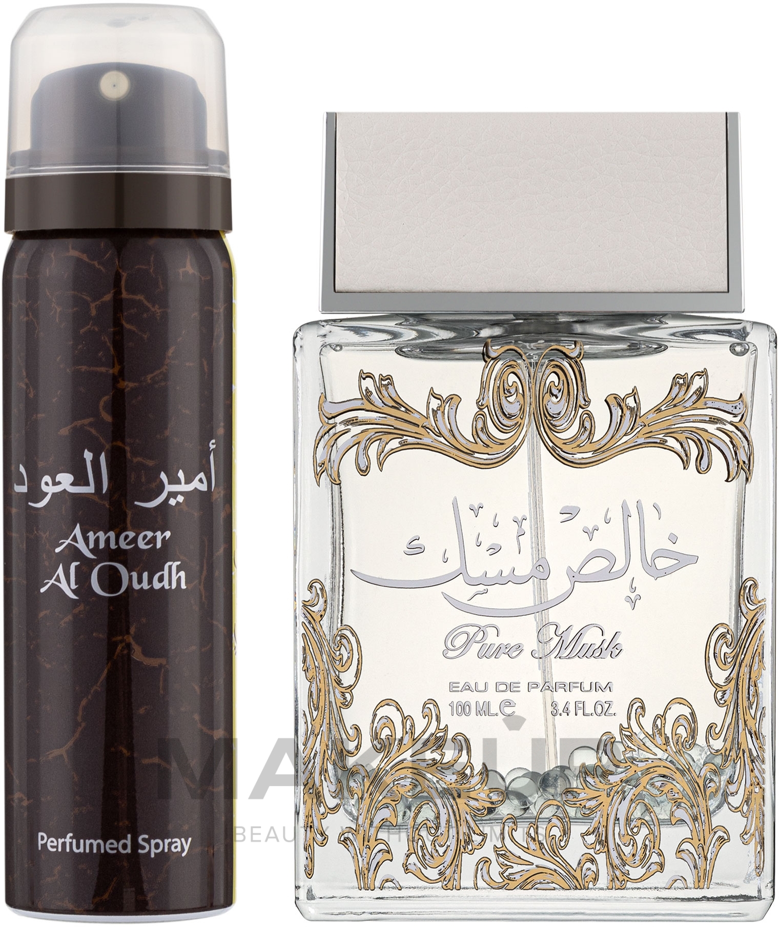 Lattafa Perfumes Pure Musk - Duftset (Eau de Parfum 100ml + Deospray 50ml)  — Bild 100 ml
