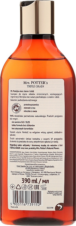 Regenerierendes Shampoo - Mrs. Potter's Helps To Regenerate Shampoo — Bild N2