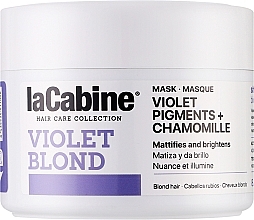 Düfte, Parfümerie und Kosmetik  Maske für blondes Haar  - La Cabine Violet Blond Mask Violet Pigments + Chamomille