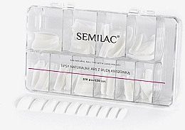Düfte, Parfümerie und Kosmetik Profilierte künstliche Tips 120 St. - Semilac Natural Tips Box