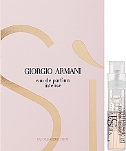 GESCHENK! Giorgio Armani Si Intense - Eau de Parfum (Probe) — Bild N2