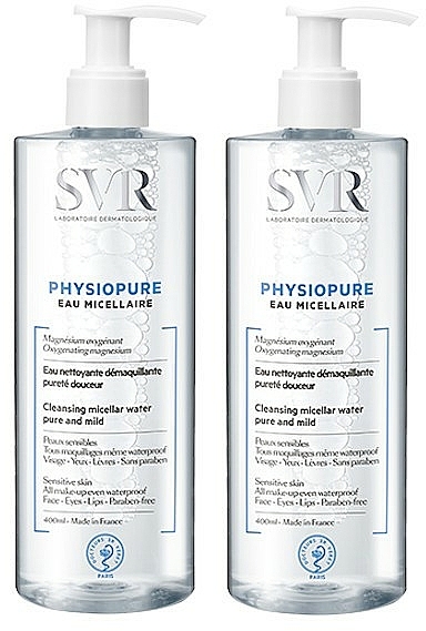 Gesichtspflegeset - SVR Physiopure (Mizellenwasser 2x400ml) — Bild N1