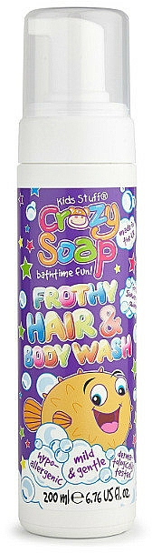 Duschschaum für Haar und Körper - Kids Stuff Crazy Soap Frothy Hair & Body Wash