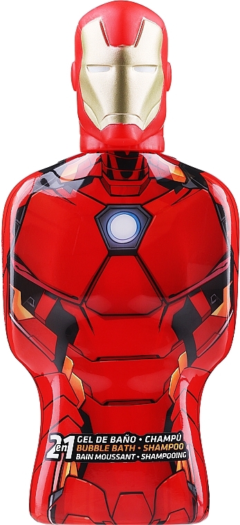 2in1 Schaumbad und Shampoo für Kinder - Marvel Avengers 2 in 1 Shampoo & Shower Gel Iron Man — Bild N1