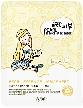 Düfte, Parfümerie und Kosmetik Aufhellende Tuchmaske für das Gesicht mit Perlenextrakt - Esfolio Essence Mask Sheet