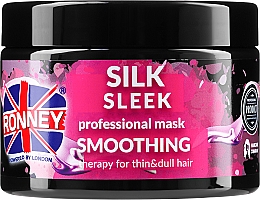 Düfte, Parfümerie und Kosmetik Haarmaske mit Seidenproteinen - Ronney Professional Silk Sleek Smoothing Mask