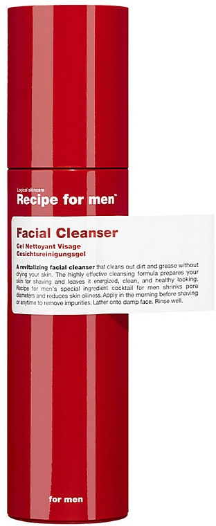 Revitalisierendes Gesichtsreinigungsgel für Männer - Recipe For Men Facial Cleanser — Bild N1