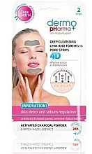 Düfte, Parfümerie und Kosmetik Anti Akne Streifen für Stirn und Kinn - Dermo Pharma Deep Cleasing Chin And Forehead Pore Strips