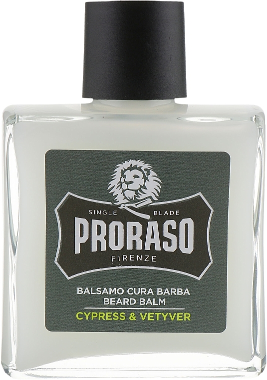 Bartpflegeset - Proraso Cypress & Vetyver Beard Kit (Balsam 100ml + Shampoo 200ml + Öl 30ml) — Bild N7