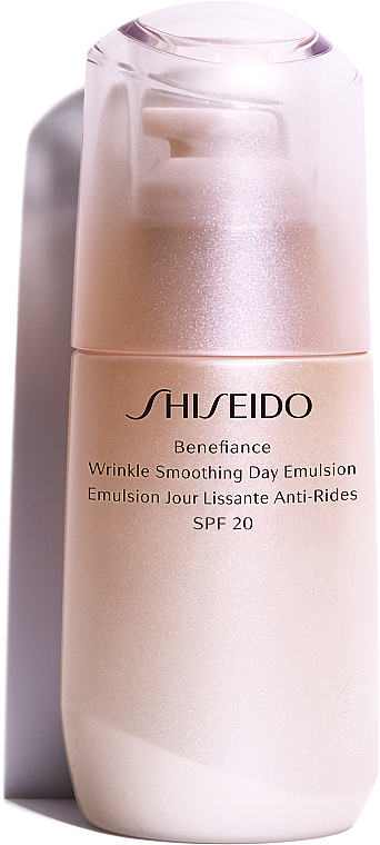 Glättende Anti-Falten Tagesemulsion SPF 20 - Shiseido Benefiance Wrinkle Smoothing Day Emulsion SPF 20 — Bild N1