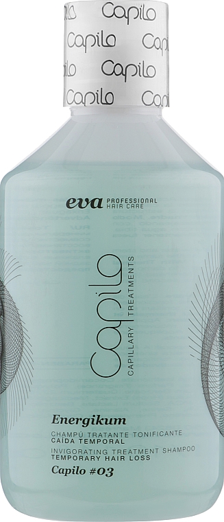 Behandlungsshampoo für periodischen Haarausfall - Eva Professional Capilo Energikum Shampoo №03 — Bild N1
