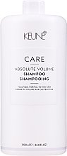 Feuchtigkeitsspendendes Haarshampoo mit Provitamin B5 und Weizenproteinen für mehr Volumen - Keune Care Absolute Volume Shampoo — Bild N3