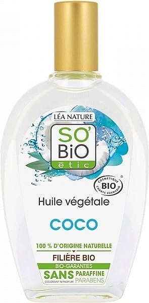 Haar- und Körperöl mit Kokosnuss - So'Bio Etic Organic Coconut Oil — Bild N1