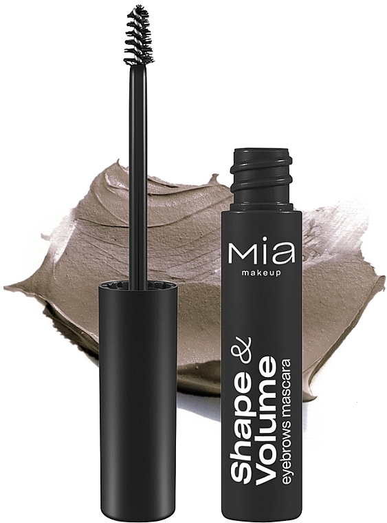 Wimperntusche für Augenbrauen - Mia Makeup Shape & Volume Eyebrow Mascara — Bild N1