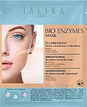 Düfte, Parfümerie und Kosmetik Aufhellende Tuchmaske für das Gesicht mit Bioenzymen - Talika Bio Enzymes Brightening Mask