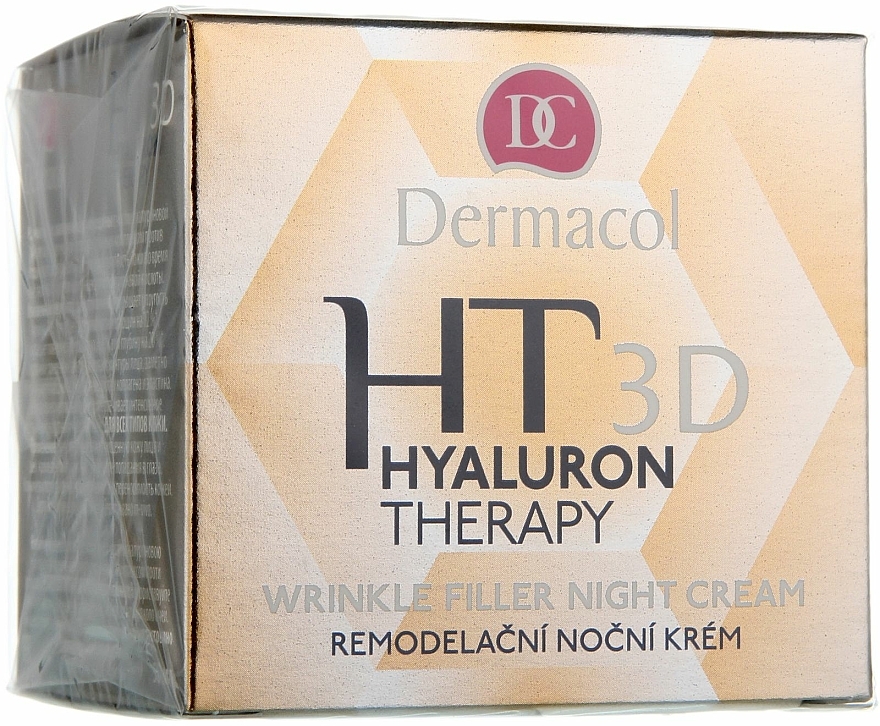 Nachtcreme mit reiner Hyaluronsäure - Dermacol Hyaluron Therapy 3D Wrinkle Night Filler Cream — Bild N1