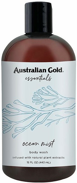 Pflegendes Duschgel mit Vitamin E und natürlichen Pflanzenextrakten - Australian Gold Essentials Ocean Mist Body Wash — Bild N1