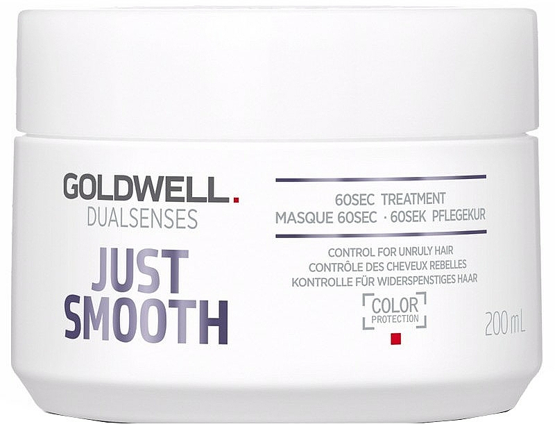 Intensivpflege für widerspenstiges Haar - Goldwell Dualsenses Just Smooth 60sec Treatment — Bild N1