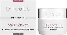Anti-Falten-Nachtcreme mit Ceramiden - Dr Irena Eris Sensi Science Ceramide Recovery Anti-Wrinkle Night Cream — Bild N2