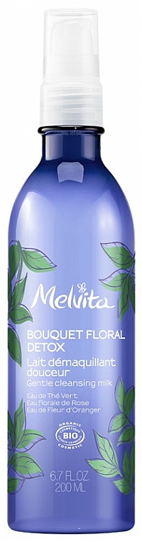 Reinigungsmilch zum Abschminken - Melvita Floral Bouquet Detox Organic Gentle Cleansing Milk — Bild N1