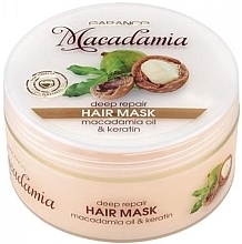 Maske zur tiefen Haarwiederherstellung - Aries Cosmetics Garance Macadamia Deep Repair Hair Mask — Bild N1
