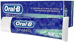 Zahnpasta - Oral-B 3D White Soft Mint Toothpaste — Bild N1