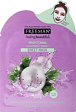 Düfte, Parfümerie und Kosmetik Aufhellende Tuchmaske für das Gesicht mit Meeresalgen- und Perlenextrakt - Freeman Brightening Sheer Mask