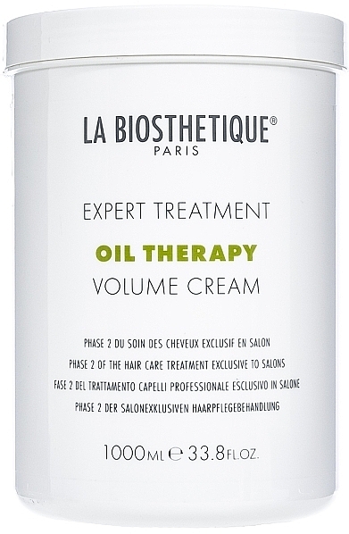Regenerierende Volumen-Maske für dünnes Haar - La Biosthetique Oil Therapy Volume Cream — Bild N1