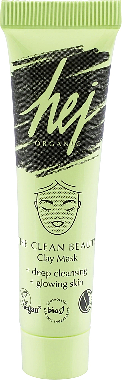 Reinigende Gesichtsmaske aus Ton - Hej Organic The Clean Beauty Clay Mask — Bild N1
