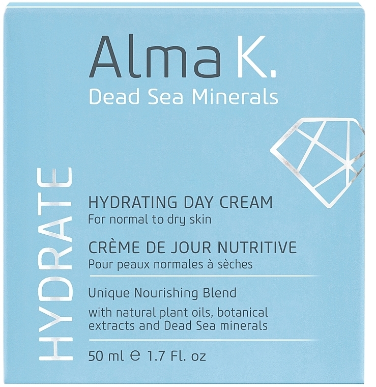Feuchtigkeitsspendende Gesichtscreme für normale und trockene Haut - Alma K Hydrating Day Cream Normal-Dry Skin — Bild N2