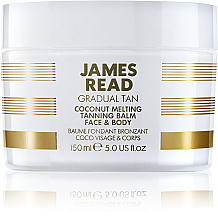 Düfte, Parfümerie und Kosmetik Kokosbalsam für Gesicht und Körper mit Bräunungseffekt - James Read Gradual Tan Coconut Melting Tanning Balm Face & Body