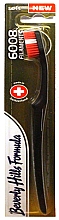 Düfte, Parfümerie und Kosmetik Zahnbürste weich 6008 Filaments schwarz-rot - Beverly Hills Formula 6008 Filament Multi-Colour Toothbrush