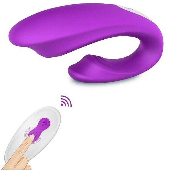 Flexibler Vibrator mit Fernbedienung 9 Vibrationsmodi lila - S-Hande Wejoy-RTC Purple — Bild N1