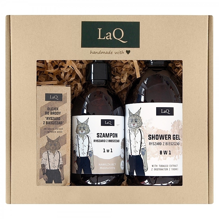 Set - LaQ (sh/gel/500ml + shm/300ml + bearl/oil/30ml) — Bild N1