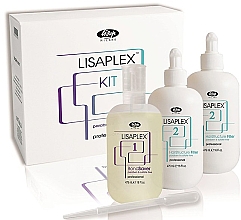 Haarpflegeset - Lisap Lisaplex Intro Kit (h/fluid/475ml + 2xh/filler/475ml) — Bild N2
