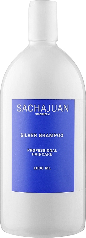 Anti-Gelb Shampoo für blondes, blondiertes oder graues Haar - Sachajuan Stockholm Silver Shampoo — Bild N4