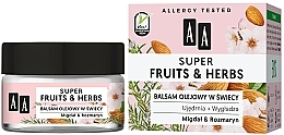 Düfte, Parfümerie und Kosmetik Straffender und glättender Körperbalsam in Kerzenform Mandel und Rosmarin - AA Super Fruits & Herbs