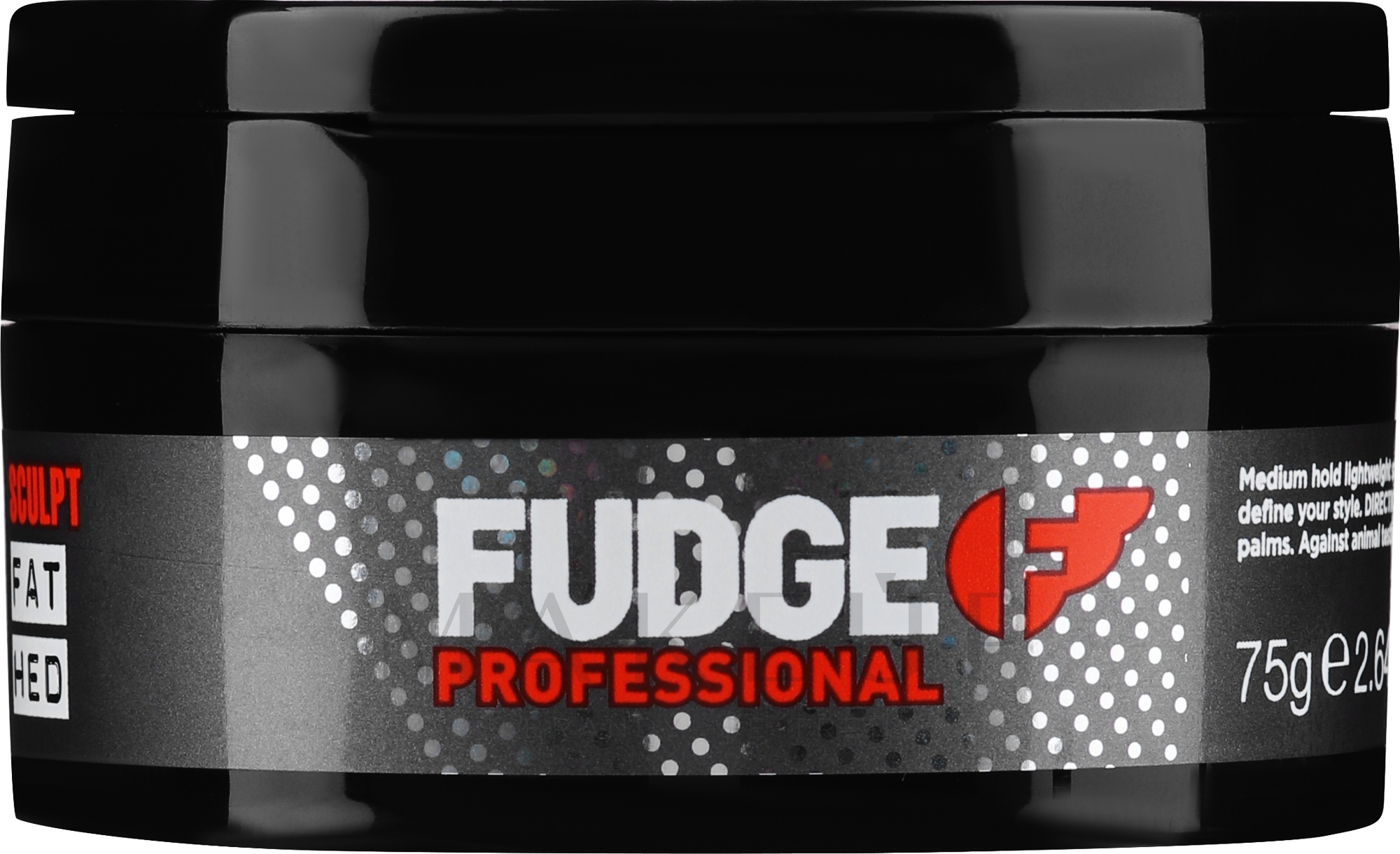 Haarstyling Paste mit starkem Haltegrad 9 - Fudge Styling Fat Hed — Bild 75 g