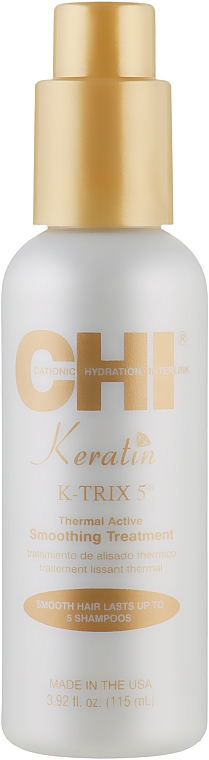 Glättende Anti-Frizz Haarlotion - CHI Keratin K-Trix 5 Smoothing Treatment — Bild N1