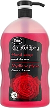 Flüssige Handseife mit Rose und Aloe Vera - Naturaphy Hand Soap — Bild N1