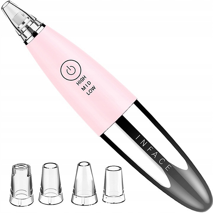 Elektrisches Vakuum-Gerät zur tiefen Gesichtsreinigung rosa - InFace MS7000 Pink — Foto N2