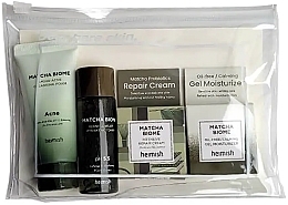 Gesichtspflegeset - Heimish Matcha Mini Kit (Schaum 30ml + Toner 30 ml + Creme-Gel 5ml + Creme 5ml ) — Bild N1